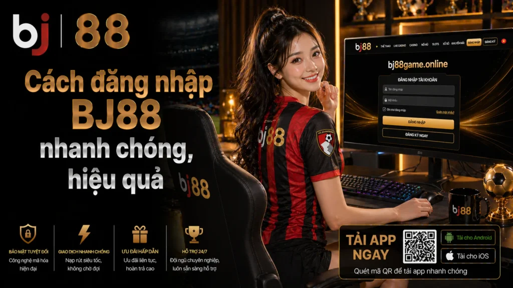 Cách đăng nhập BJ88 nhanh chóng, an toàn