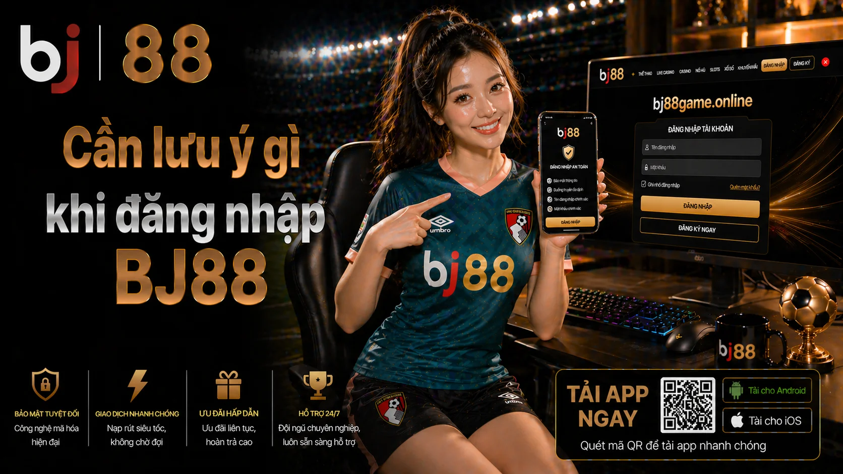 Cần lưu ý gì khi đăng nhập BJ88