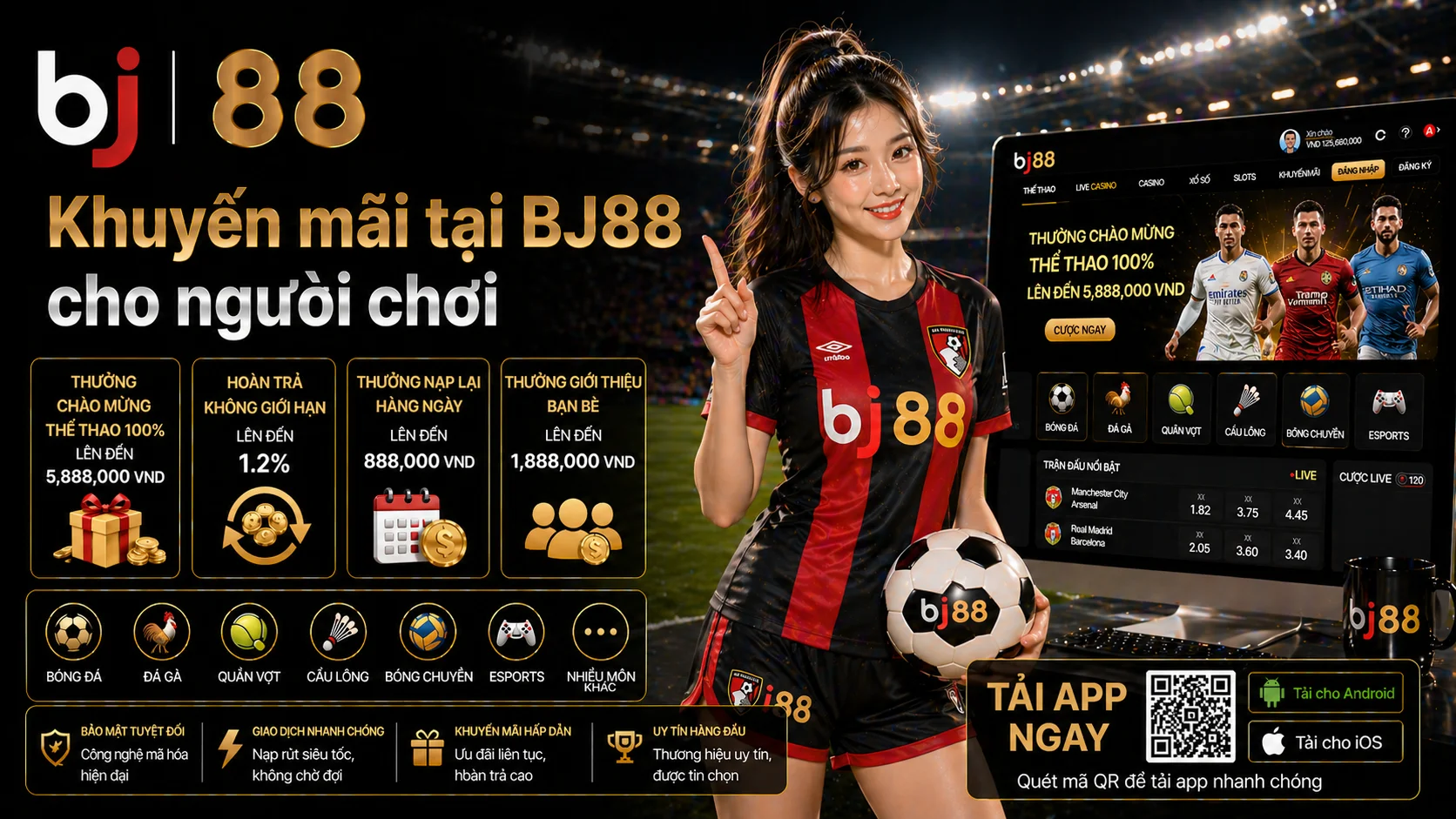 Khuyến mãi BJ88 cho người mới chơi