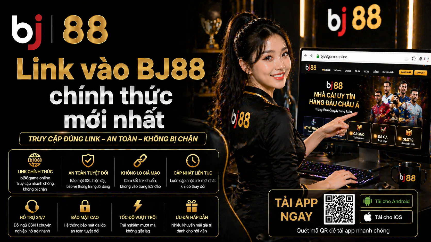 Link vào BJ88 chính thức mới nhất